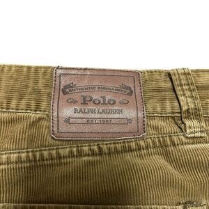 Polo Ralph Lauren Corduroy Pants Mens‎ 40x30* Vintage Brown Cotton Chino